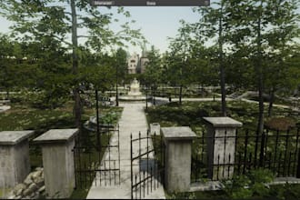 do 3d game environment, unity 3d model scenes, 3d game asset, level design, prop