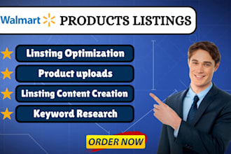 do high quality walmart product listing service
