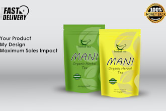create food label design, supplement label and packaging design
