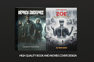 make eye catching book and movie covers and posters