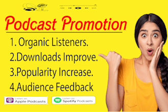do promote your podcast to increase organic audience