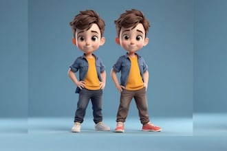 do 3d character modeling,3d sculpture, 3d character design