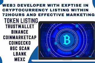 token listing coin listing successfully on coinmarketcap coingecko binance lbank