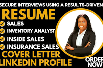 write sales, account executive, sales analyst, and sales development rep resume