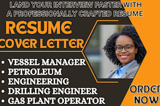 write expert engineering resume for petroleum drilling automation directorats