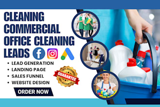 generate commercial cleaning leads office cleaning leads gutter cleaning leads