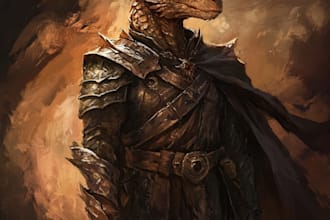 make  a dnd character art and dnd character art