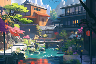 draw awesome environment concept art