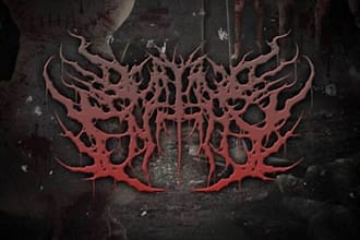 draw any metal band logo