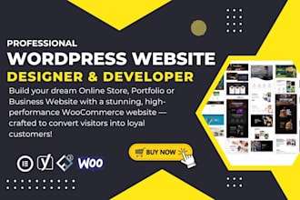 build responsive professional wordpress web design or website redesign