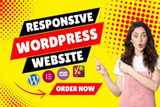 create, rebuild or redesign wordpress website or business website design