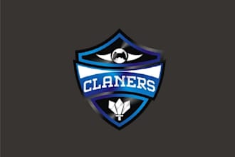 make shiny captivating gaming industry logo