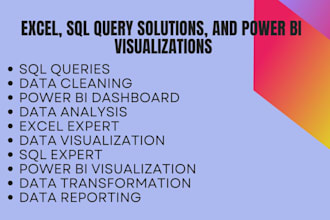 build custom dashboards optimize data with sql and excel solution
