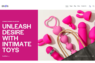 design profitable adult toys store adult shopify store adult dropshipping store