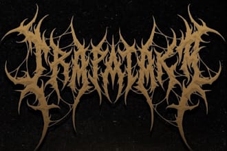 design a punk thrash crossover logo
