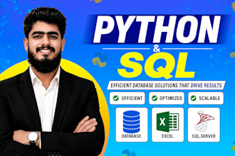 build data automation, analysis, and reporting, using python, and sql