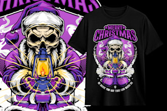 create vector design illutration for tshirt or merchandise