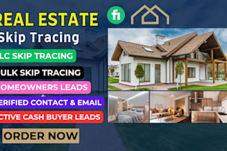 provide active cash buyer leads and real estate skip tracing