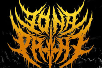 design a logo for your power, folk, or symphonic metal band