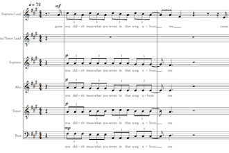 arrange a cappella for you