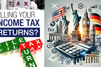 prepare and file swiss, US, ge, and fr tax returns accurately and  efficiently