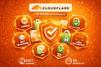 setup cloudflare, fix SSL, dns and CDN issues