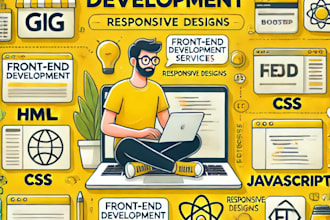 make you frontened of website using html,css,typescript