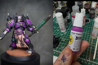3d print and use acrylic paint for your miniatures warhammer figurine boardgame