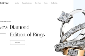 design jewelry shopify store jewelry shopify website jewelry website redesign