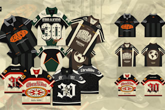 custom vintage jersey design, uniform design