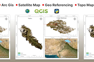 do geo spatial analysis and gis mapping in arcgis pro, qgis, arcmap