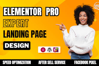 design your wordpress website and customize website as an elementor expert