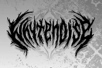 design a ritualistic black metal logo