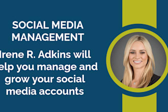 manage tiktok, instagram and facebook promote to grow and engage followers