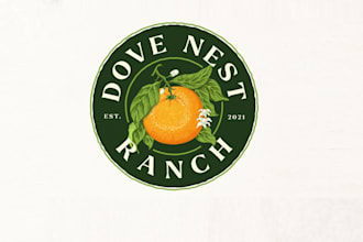 design awesome dove nest ranch logo