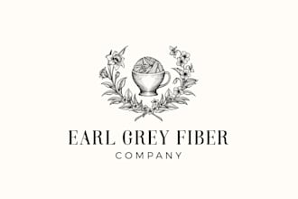 design earl grey fiber co logo
