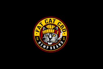 design unique fat cat cbd logo