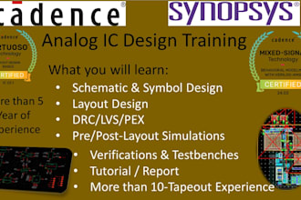 do analog , vlsi design with layout using cadence virtuoso