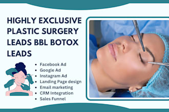 generate plastic surgery leads bbl botox leads reconstructive leads spa leads