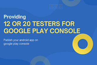 provide testers for google play console app