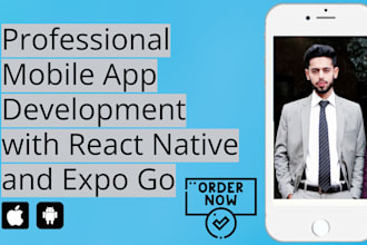 professional mobile app development with react native expo