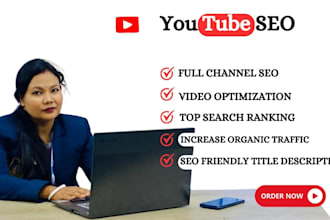 do best  youtube channel create  setup video seo expert manager and specialist