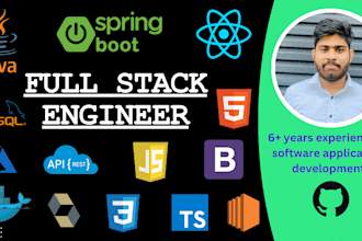 develop web app with java spring boot and react