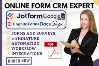 jotform typeform docusign feathery outgrow cognito form google forms zoho survey