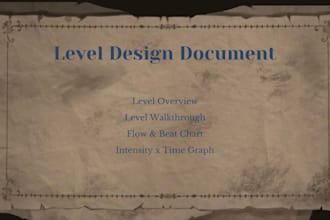 write your professional level design document, ldd