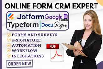 online fillable pdf booking forms jotform google form docusign pandadoc typeform