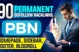 90 plus permanent dofollow backlinks homepage sidebar footer