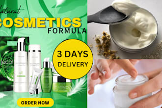 do organic formulations for your cosmetic, skin,  hair care products