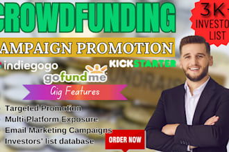 do crowdfunding campaign promotion for indiegogo gofundme fundraising to success