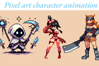make sprite sheet character design 2d game character design pixel art animation
